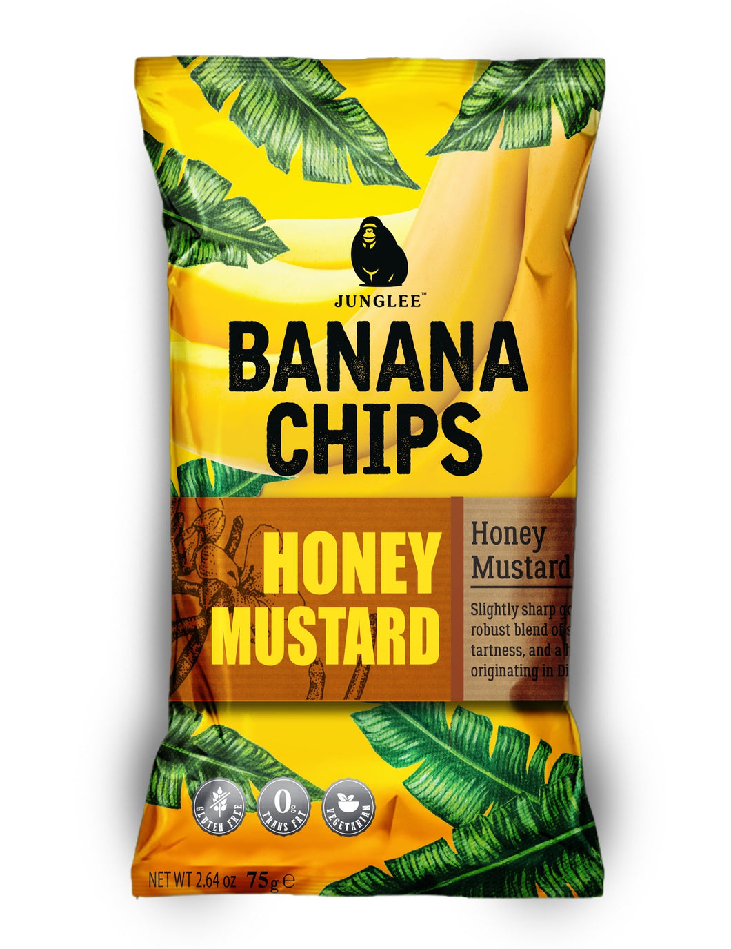 JUNGLEE BANANA CHIPS Honey Mustard 75g
