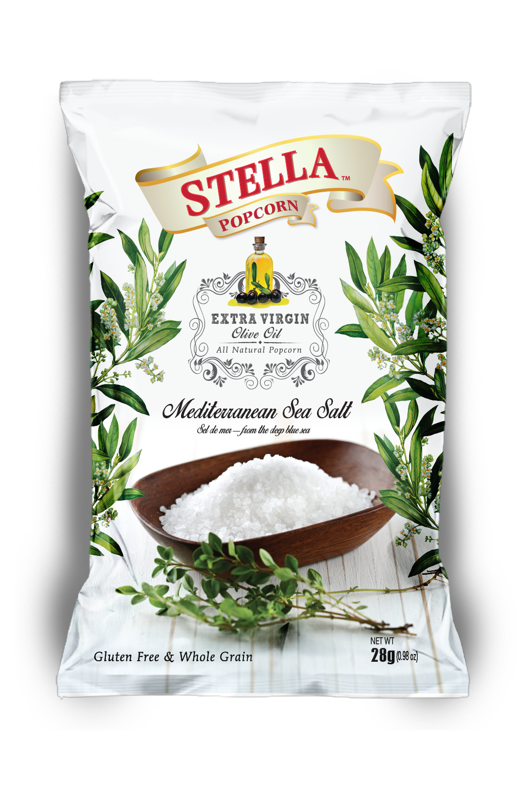 STELLA POPCORN Mediterranean Sea Salt 28g
