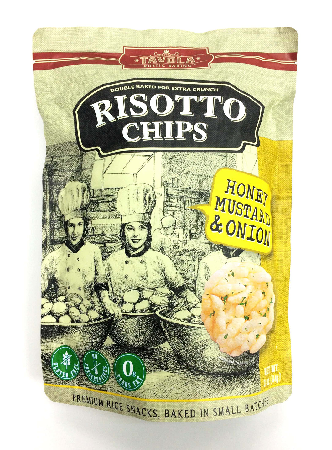 TAVOLA RISOTTO CHIPS Honey Mustard & Onion 84g