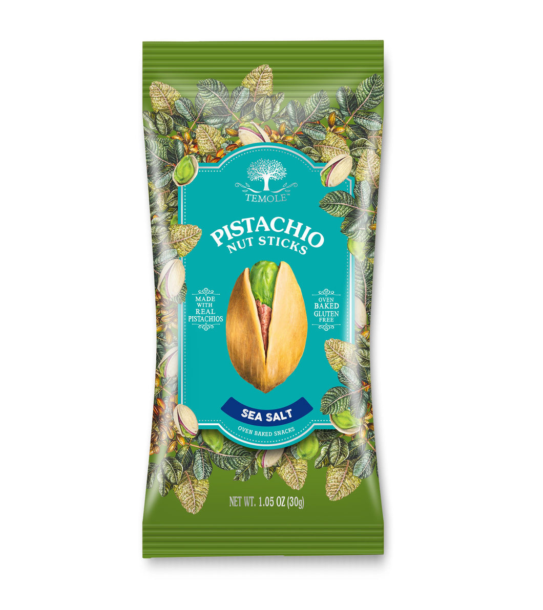 TEMOLE PISTACHIO NUT STICKS Sea Salt 30g
