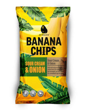 Load image into Gallery viewer, JUNGLEE BANANA CHIPS Sour Cream &amp; Onion 75g
