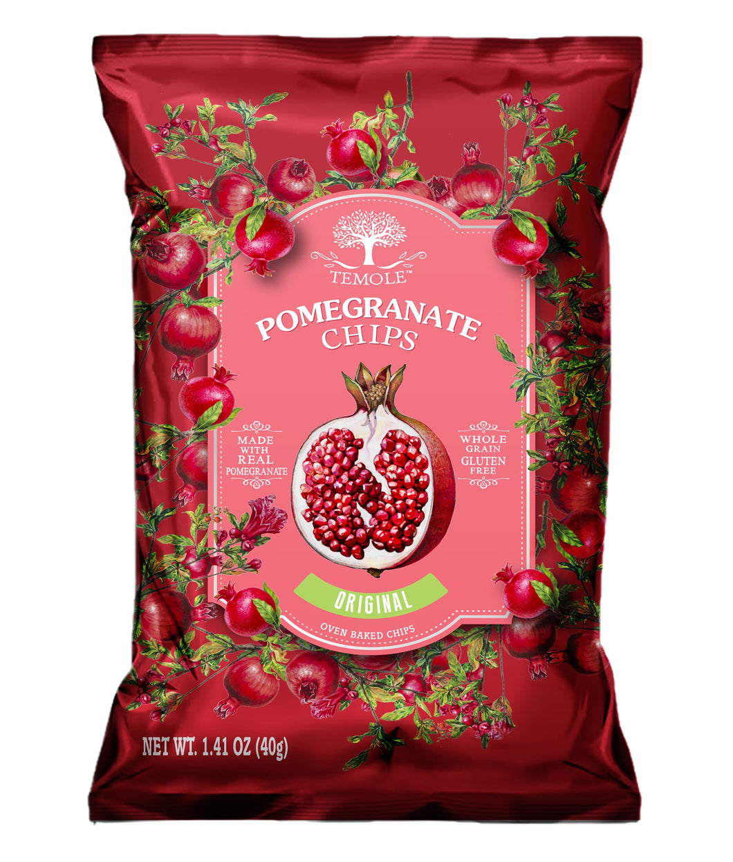TEMOLE POMEGRANATE CHIPS Original 40g